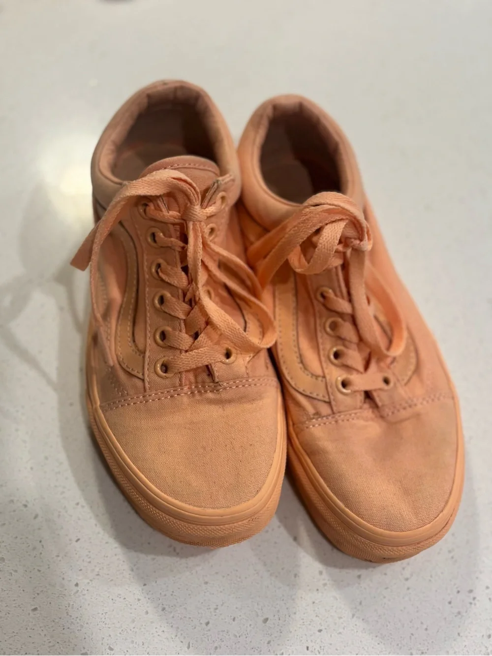 Vans Peach Canvas Old Skool Sneakers